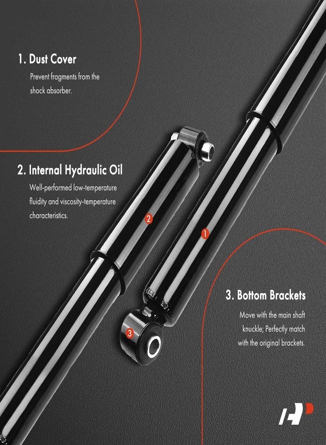 A-Premium Front Pair (2) Shock Strut Absorbers Compatible with Chevrolet Chevy GMC K1500 K2500 Suburban Tahoe Yukon Cadillac Escalade - Image 3